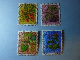 1976 Pro Juventute Heilpflanzen J257-260 ET Vollstempel