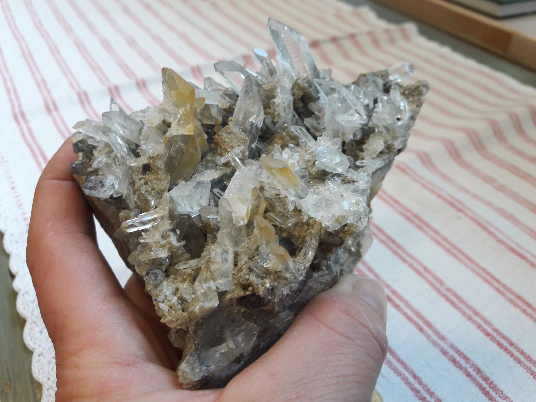 Minerali & Pietre curative: Bergkristall – Nuovo e nell'imballaggio originale da Sedrun venduto da aurira 7