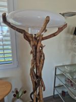 Lampadaire, lampe bois flotté design NEUF Schlitter.