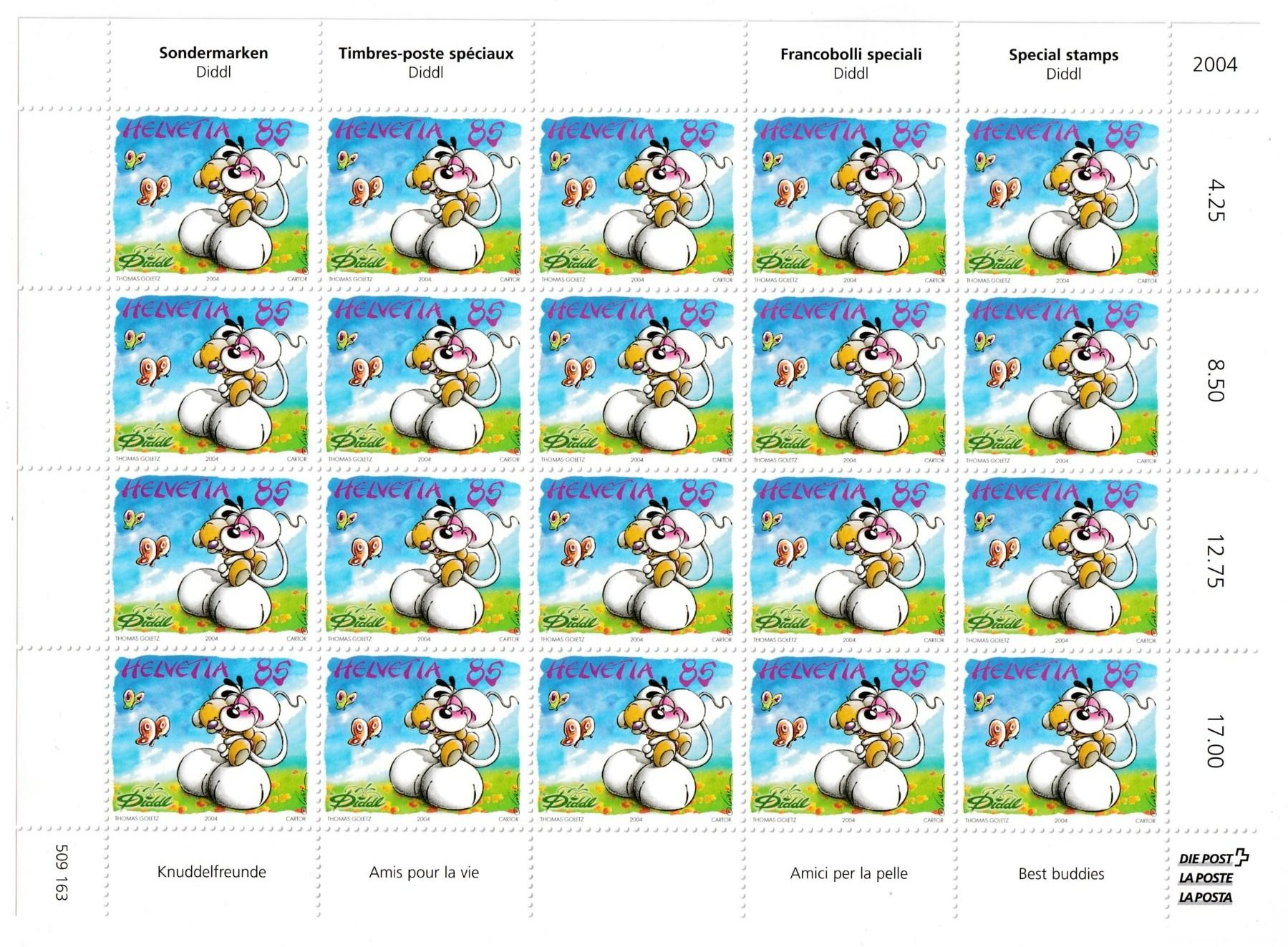 Alle Briefmarken: Sonderblock ** 2004 – Neu (gemäss Beschreibung) aus Neuchâtel von karlpierrino