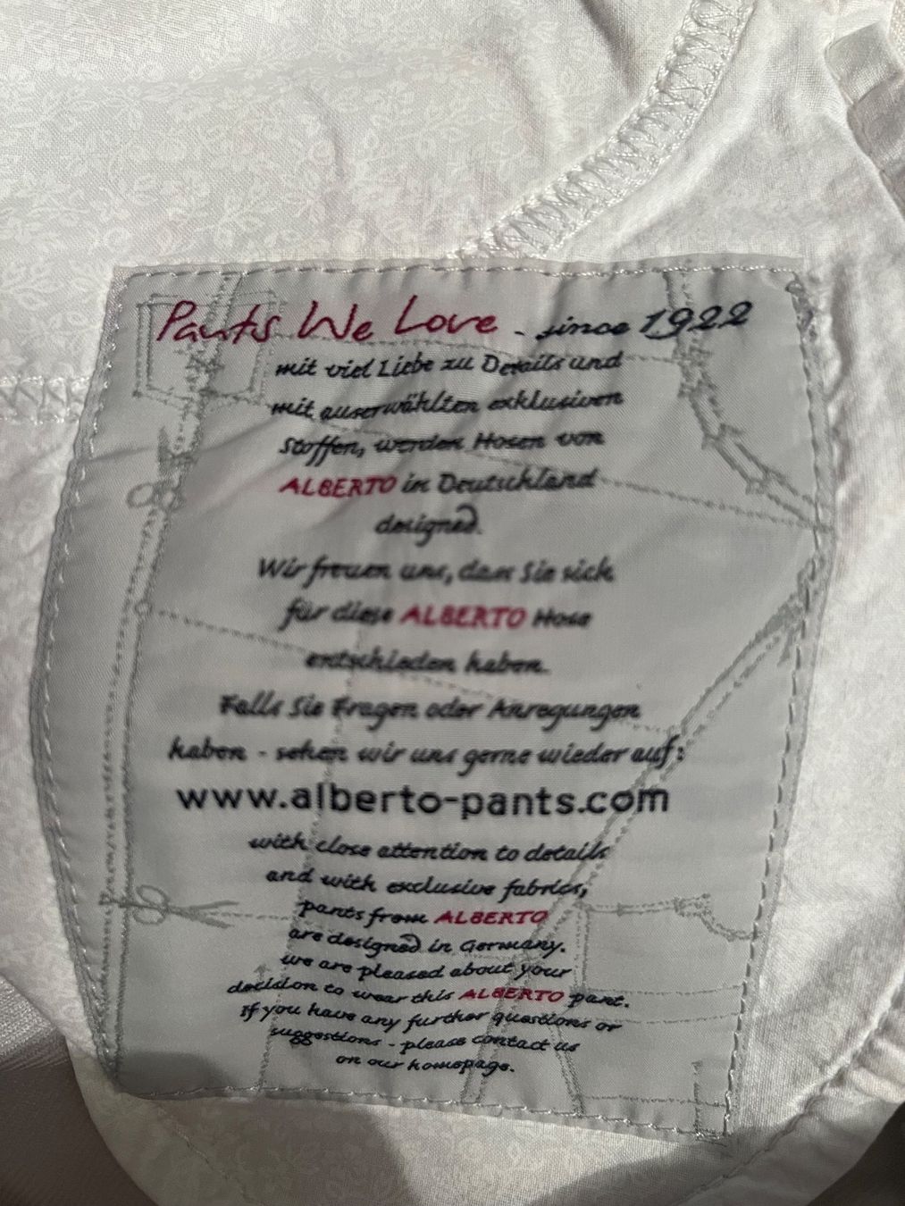 Jeans: ALBERTO DENIM JEANS – Usato da Zürich venduto da SWKA 4