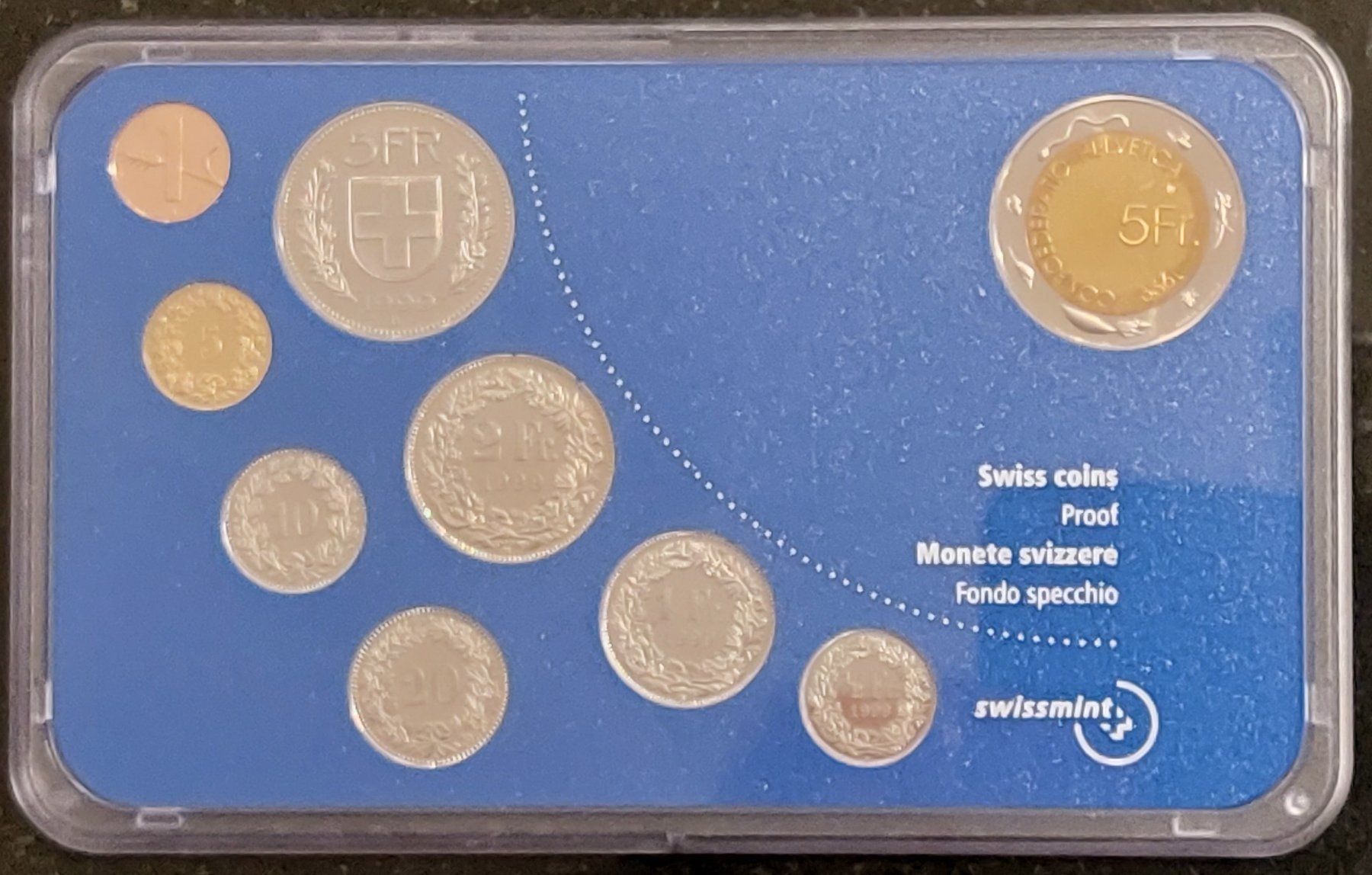 Tutti le monete: CH - Münzsatz 1999 pp – Nuovo (secondo la descrizione) da Arch venduto da repros 2