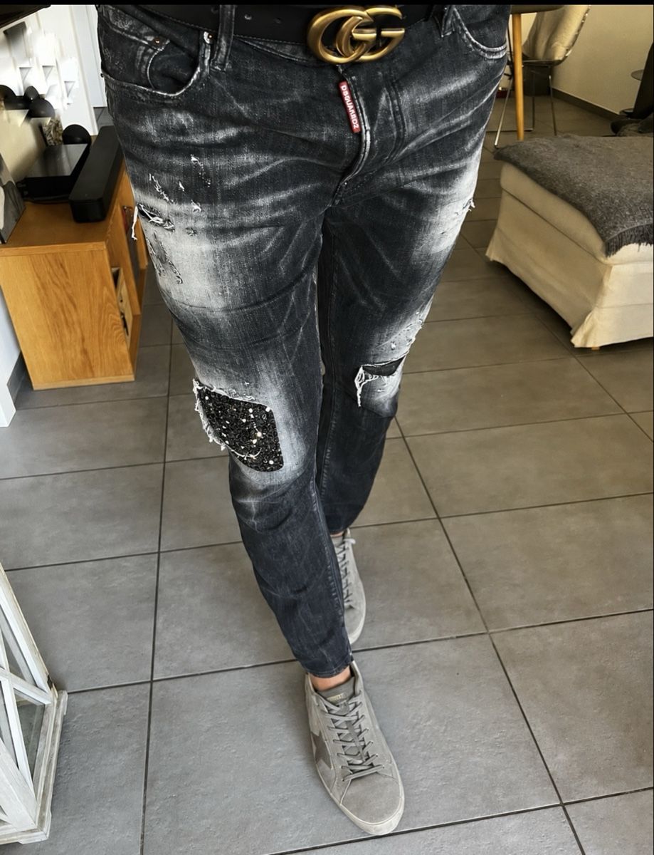 Dsquared2 Jeans: Dsquared2 Swarowsky jeans uomo 50 – Usato da Mendrisio venduto da fly_9wzx
