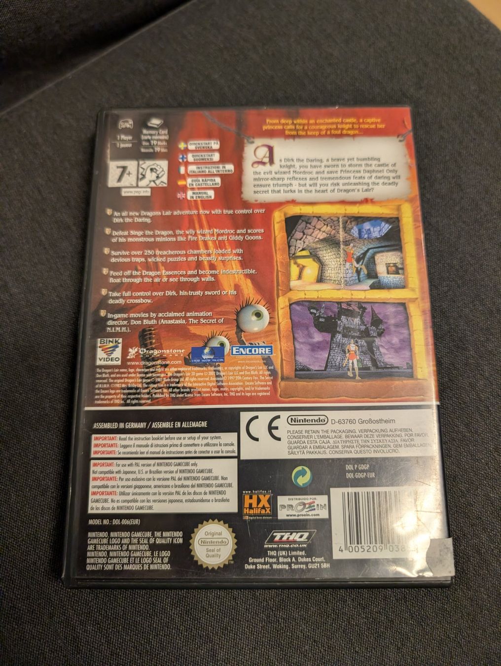 Jeux: Dragons lair 3D Nintendo Gamecube – D'occasion à Giubiasco par Ticinerd 1