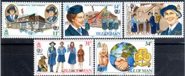 ISLE OF MAN 1985 SERIE PFADFINDERINNEN ** POSTFRISCH **BL258