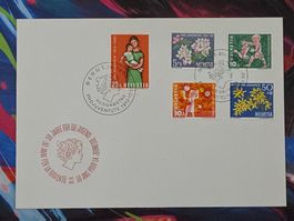 CL28 Enveloppe + Timbre Suisse 1962