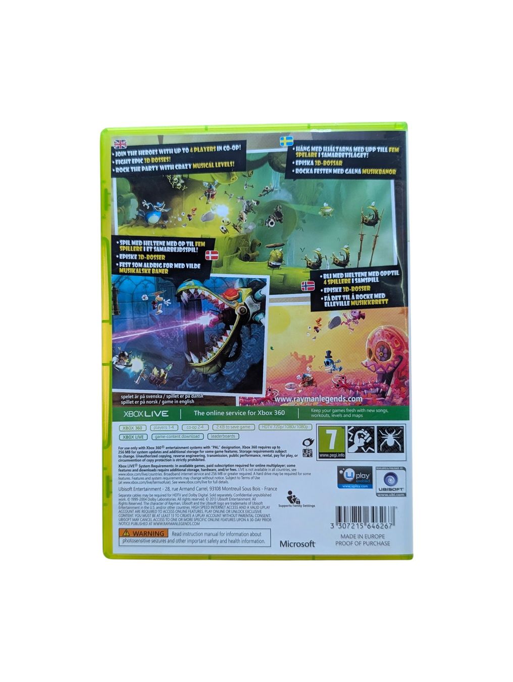 Microsoft Giochi: Rayman Origins Xbox 360 – Usato da Domat/Ems venduto da IsseldorsShop 1