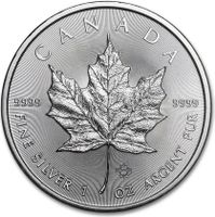 Kanada Maple Leaf 1 oz Silber 999.9 Münze