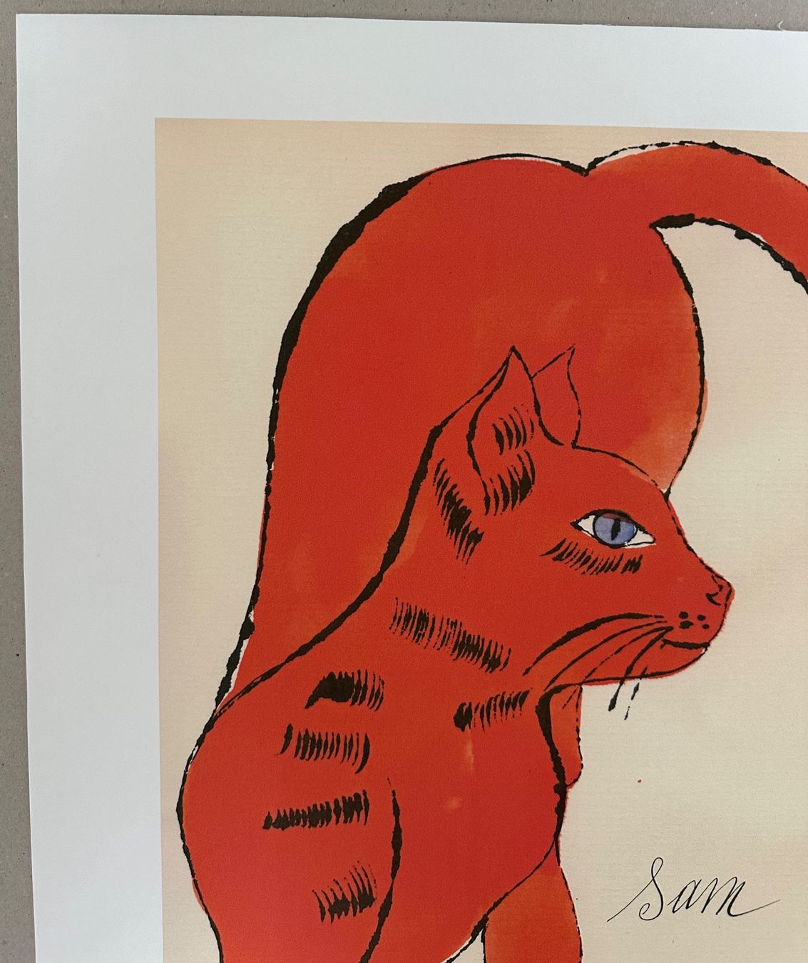 Gemälde: Warhol: Sam the Cat, POP Art 50/100 – Neu (gemäss Beschreibung) aus Meilen von Smgdesign 3