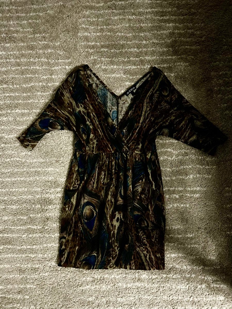Vestiti: Peacock colored mini dress – Usato da Belp venduto da jan_6yvx