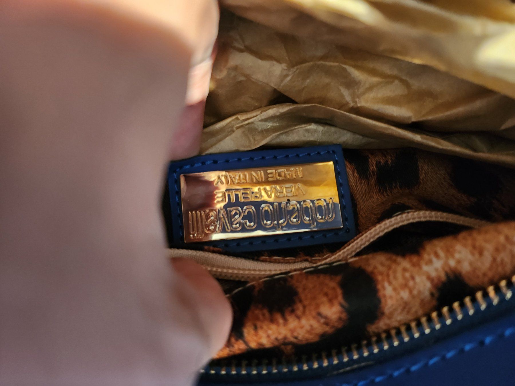 Roberto Cavalli Taschen für Damen: Roberto Cavalli Ledertasche – Neu (gemäss Beschreibung) aus Kefikon TG von Livline 2
