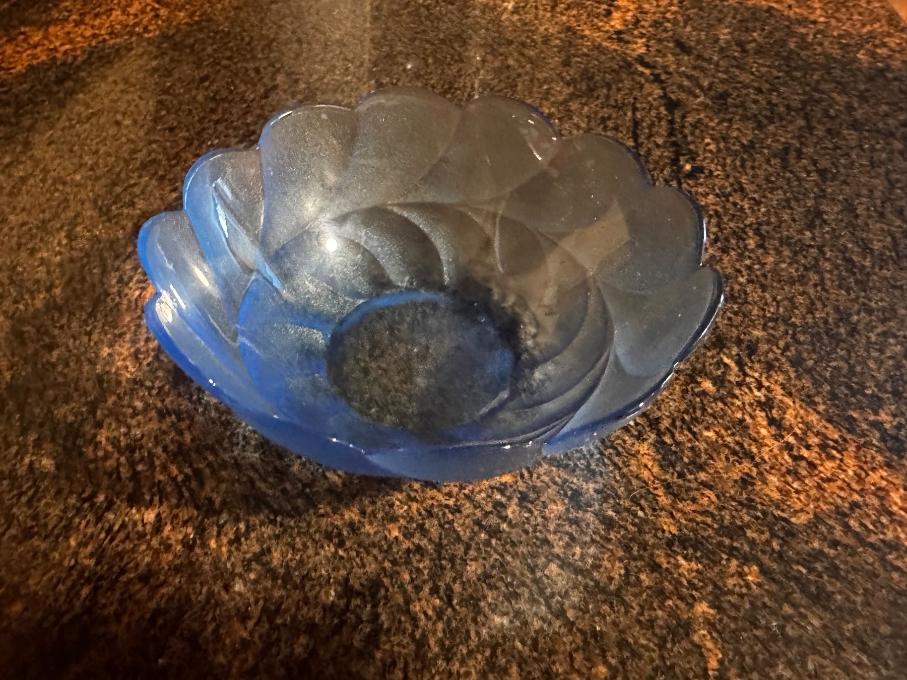 Bicchieri: 6 blaue Dessertschalen / Glasschälchen – Nuovo (secondo la descrizione) da Windisch venduto da Trudi45