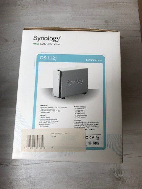 Synology Server: Synology DS112j Diskstation NAS – Nuovo e nell'imballaggio originale da Kaiserstuhl AG venduto da gmt2 1
