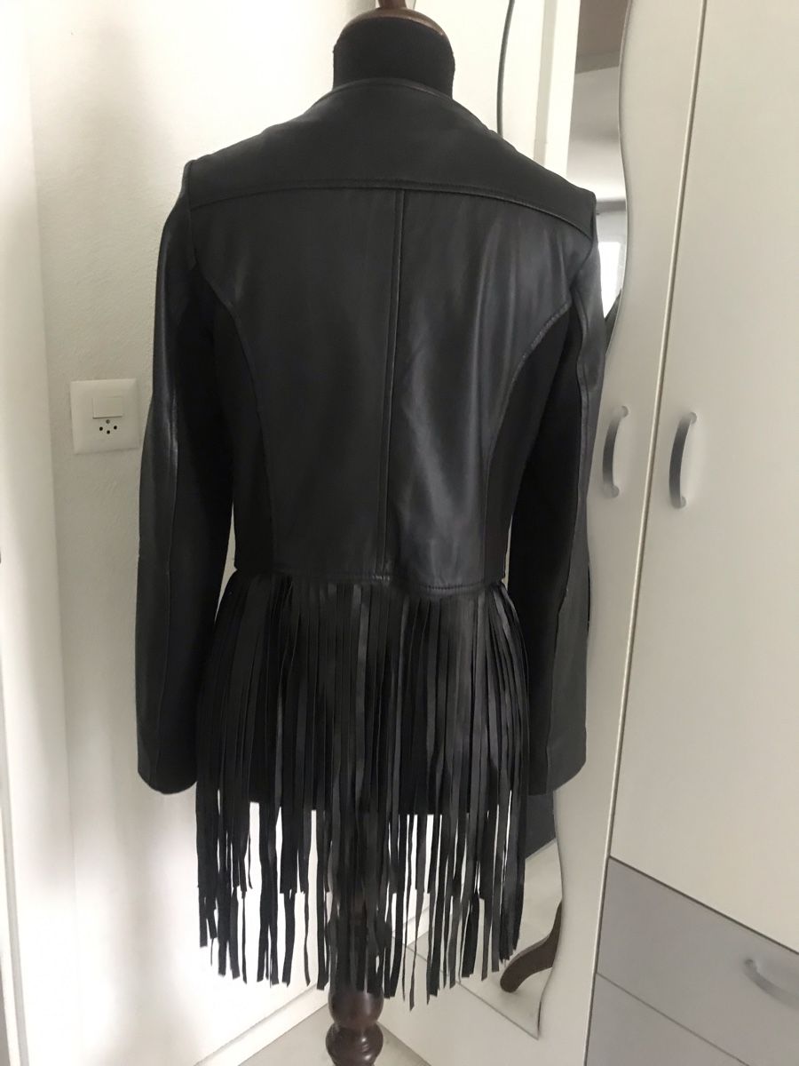 Giacche: kurze Lederjacke mit Fransen aus Lammnappa – Nuovo (secondo la descrizione) da Bremgarten AG venduto da Belana0 2