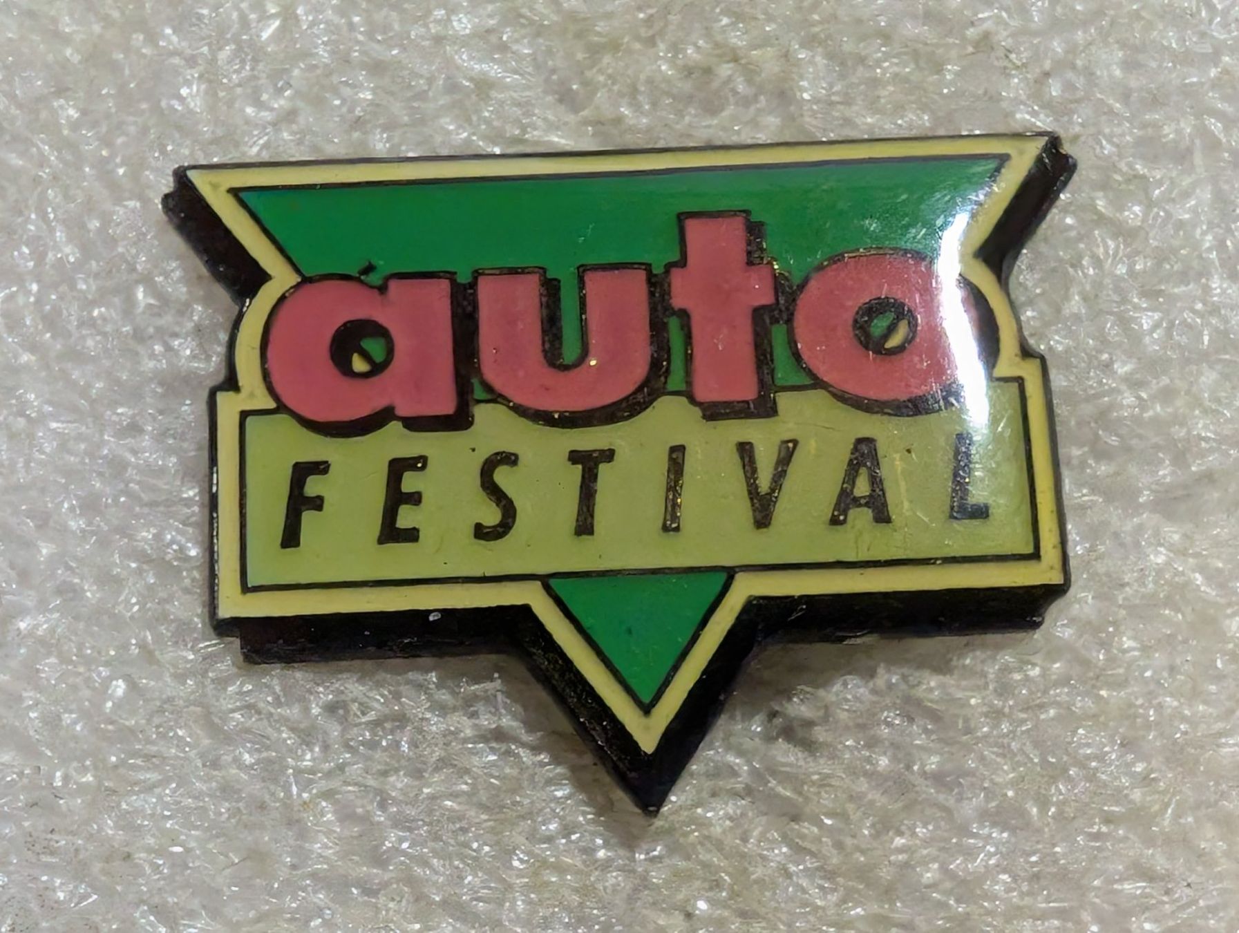 Plaketten & Abzeichen: Ansteckpin 212: auto festival – Gebraucht aus Oppligen von Pin-Fall-Shop