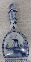 DELFT -PORZELLAN-FLASCHE;--24,5 CM--HAND GEMALT, ANTIK / ALT