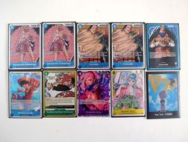 10 One Piece Sammelkarten Bandai