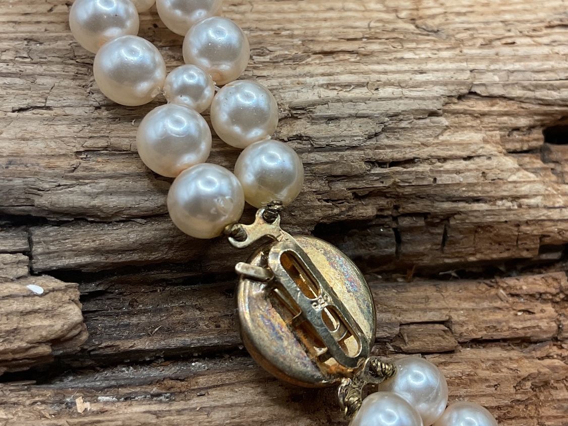 Catenine: Vintage Perlencollier mit Silberverschluss – Usato da luzern venduto da Alpendorf1 5