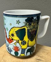 Schöne Bopla MUG Tasse Elefant & Nashorn