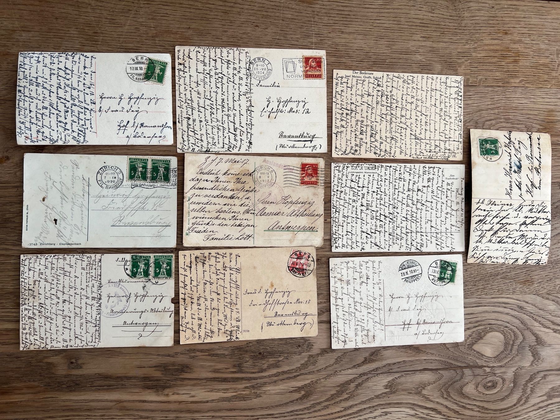 Cartoline postali: Sammlung antike Postkarten Schweiz – Usato da Hermetschwil-Staffeln venduto da militaria-schweiz 5