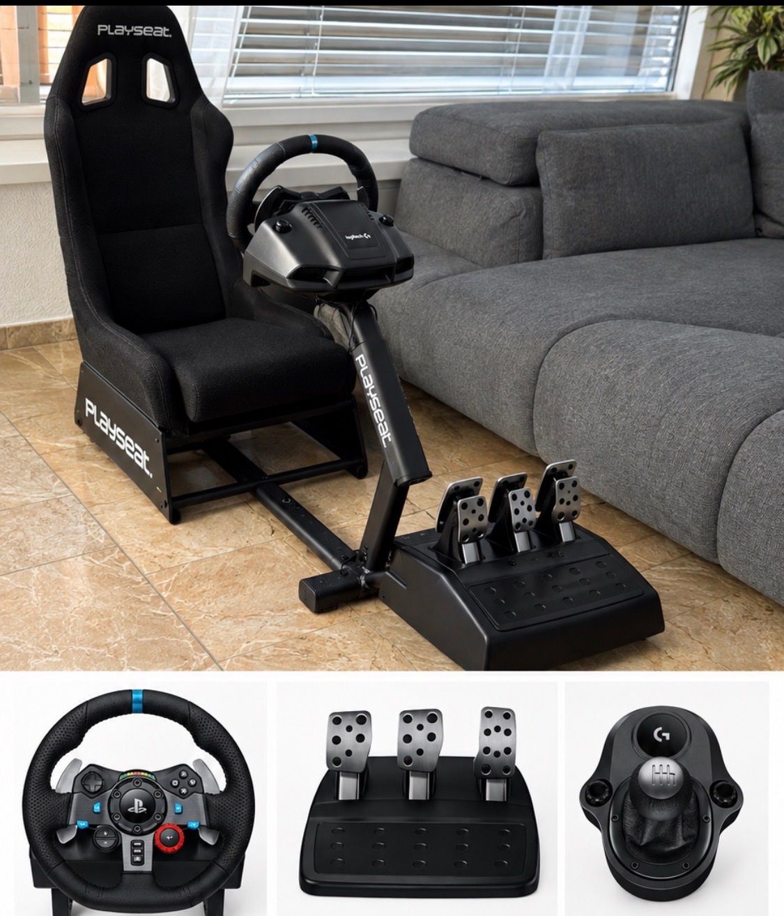 Controller: Playseat + Logitech G29 Lenkrad, – Usato da Muhen venduto da wid_jlk7
