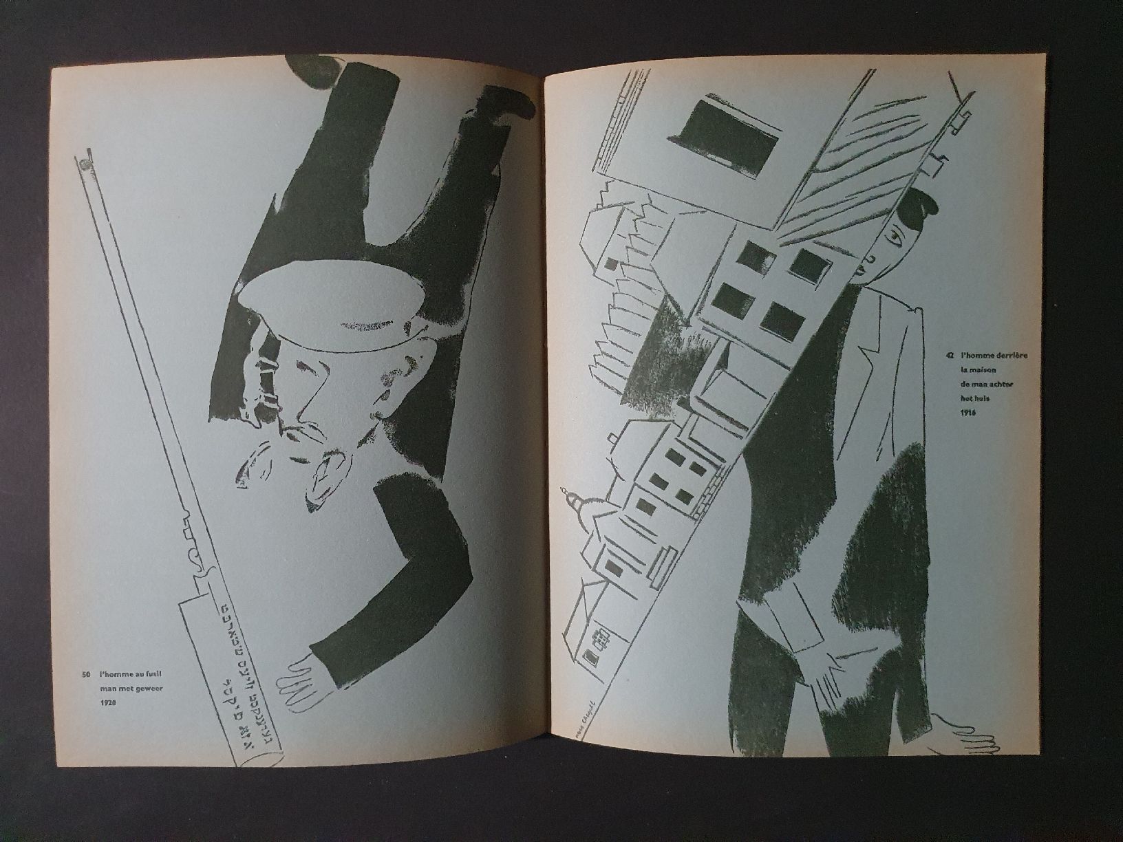 Bücher: Marc Chagall : 75 dessins / tekeningen, 1907-27 – Gebraucht aus Les Brenets von SBO56 5