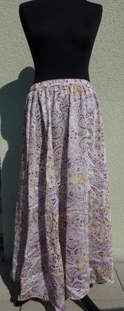 Rock H&M Paisley lila rosa Hellrosa Gr. M Maxirock