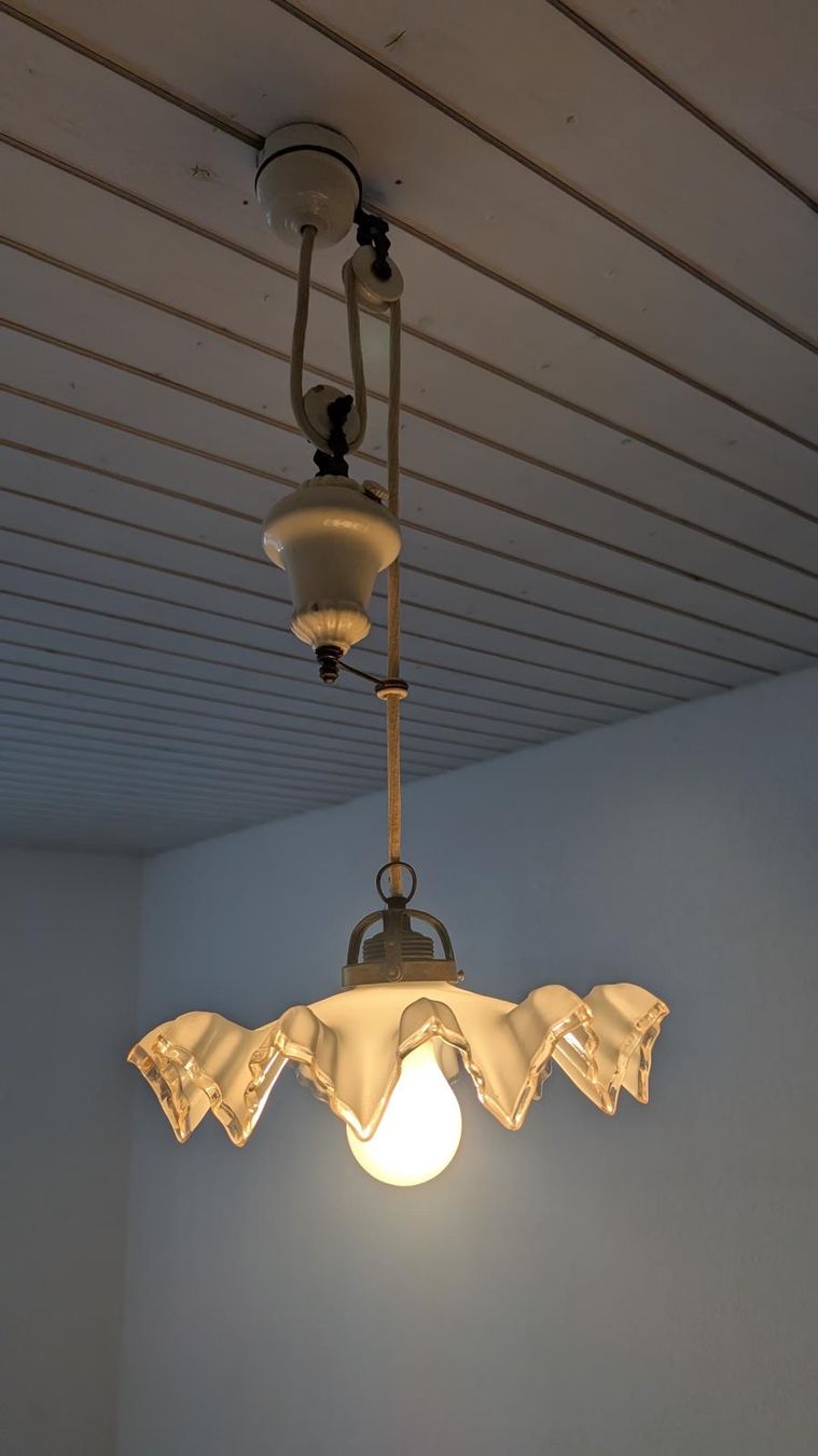 Lampadari & plafoniere: Antike Zugpendellampe – Usato da Bern venduto da Banane000