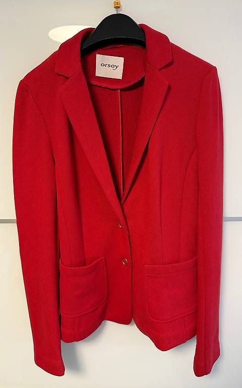 Giacche: Orsay roter Blazer Groesse S – Usato da Ehrendingen venduto da ErikaKrisztina