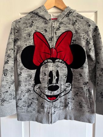 Disney Minnie Mouse Kapuzenjacke grau Kind Gr 12 7 Circa 146