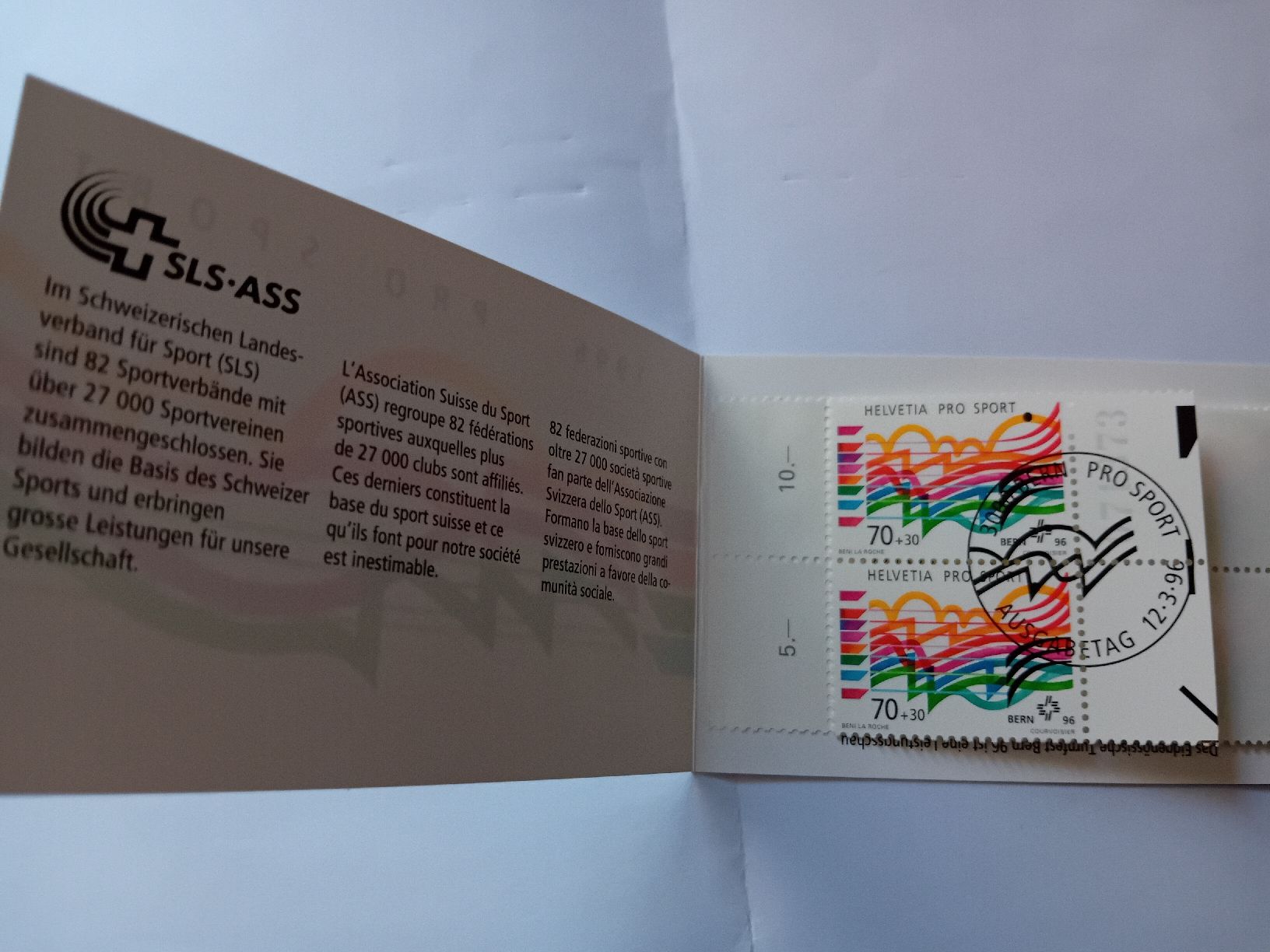Tutti i francobolli: Markenheft ProSport mit ET-Stempel – Nuovo (secondo la descrizione) da Suhr venduto da eli_7ndv 2