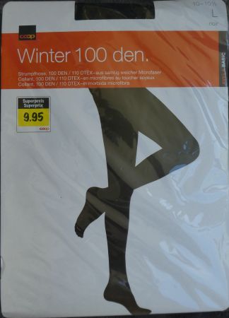 Strumpfhose Grösse L noir für Winter