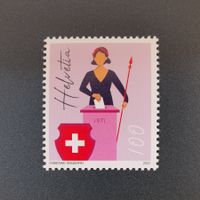 Schweiz Sondermarke 50 J. Frauenstimmrecht, 2021, postfrisch