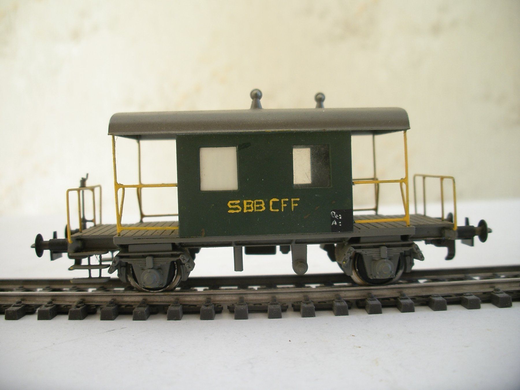 Modellini di ferrovie: SBB Güterzugbegleitwagen – Nuovo (secondo la descrizione) da Wallenwil venduto da Pary673 1