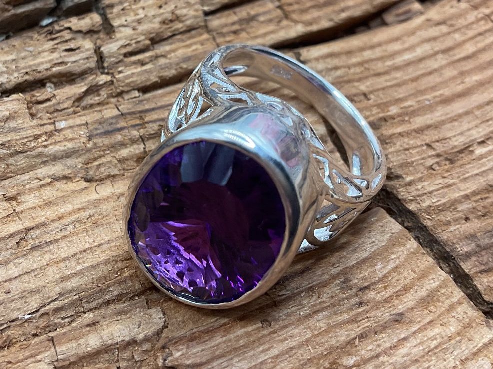 Anelli: Super Amethystring, sehr solide Qualität, Gr.56 – Nuovo (secondo la descrizione) da Luzern venduto da S.Kern01 2