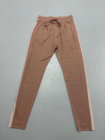 Barbara Becker Hose mit Glitzer beige/rosa Joggpants 34