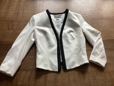 H&M Kurzblazer/BLAZER GR.36/S ecrù/schwarz NEU / kurze Jacke