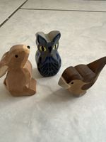 Ostheimer Waldtiere Hase, Eule, Vogel