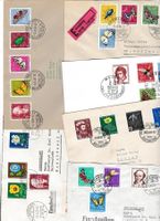 6 PJ-Briefe, dabei 2R + 1 Eilbrief