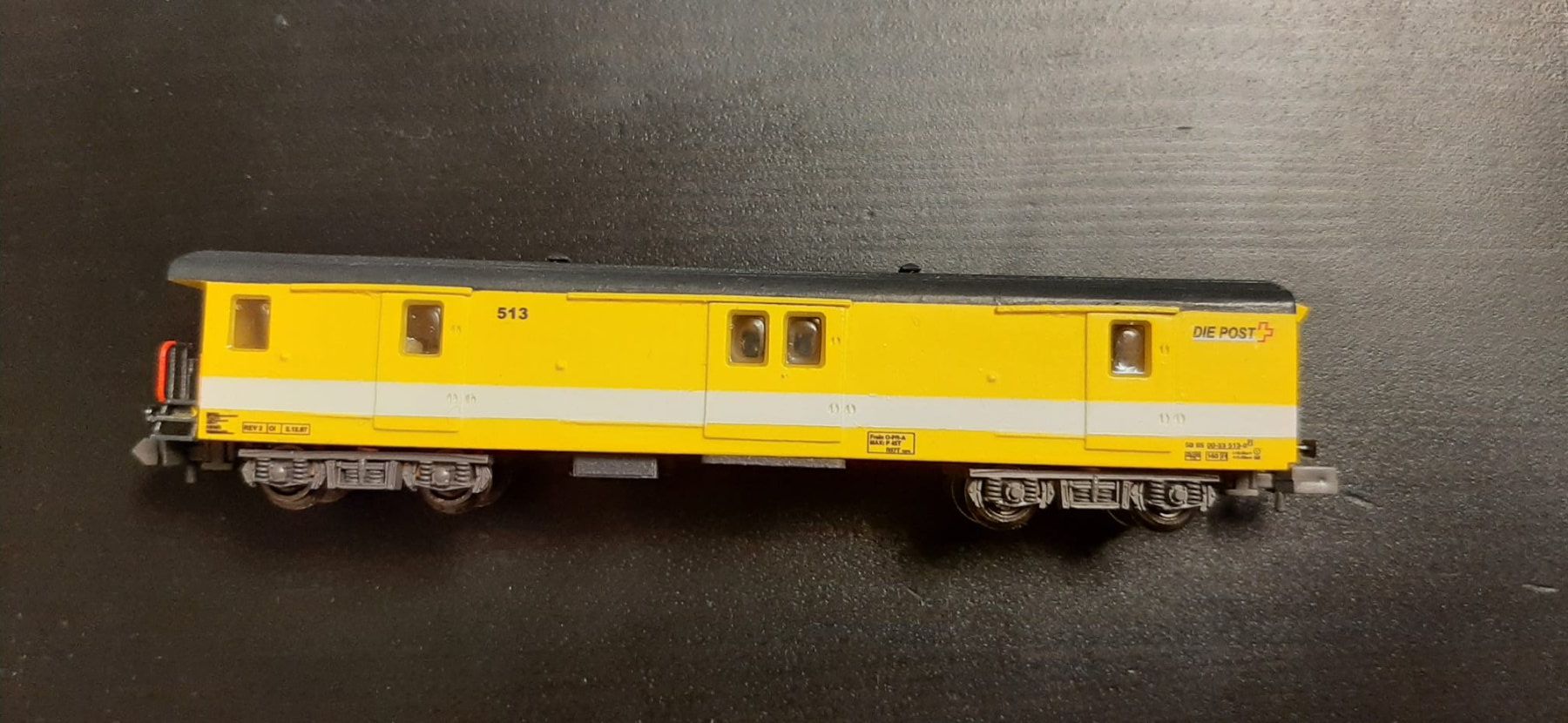Modellini di ferrovie: Fourgon postal Z4 jaune – Usato da Colombier NE venduto da Couscous12 2