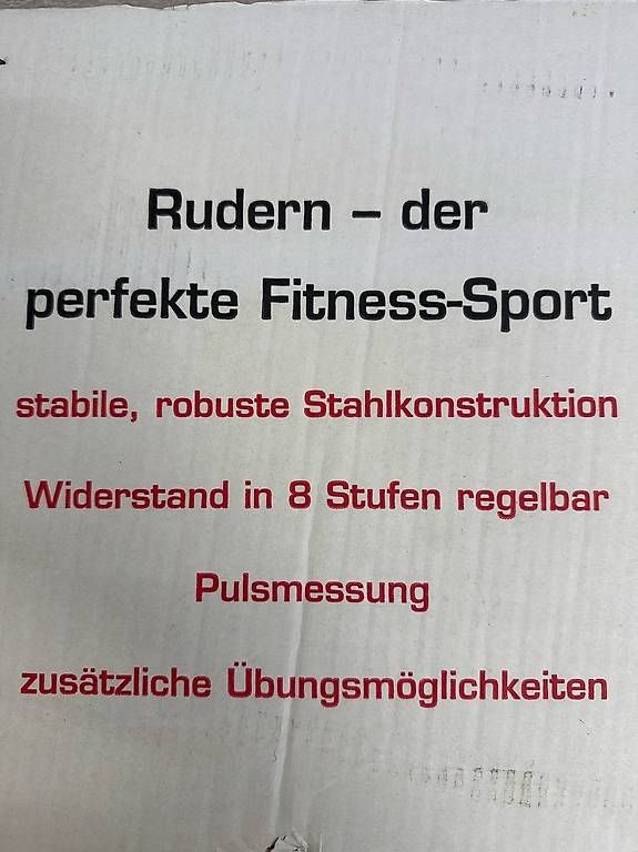 Hometrainer: Crane Rudergerät in Originalverpackung – Gebraucht aus Obernau von Arche_Noah_Brocki 3