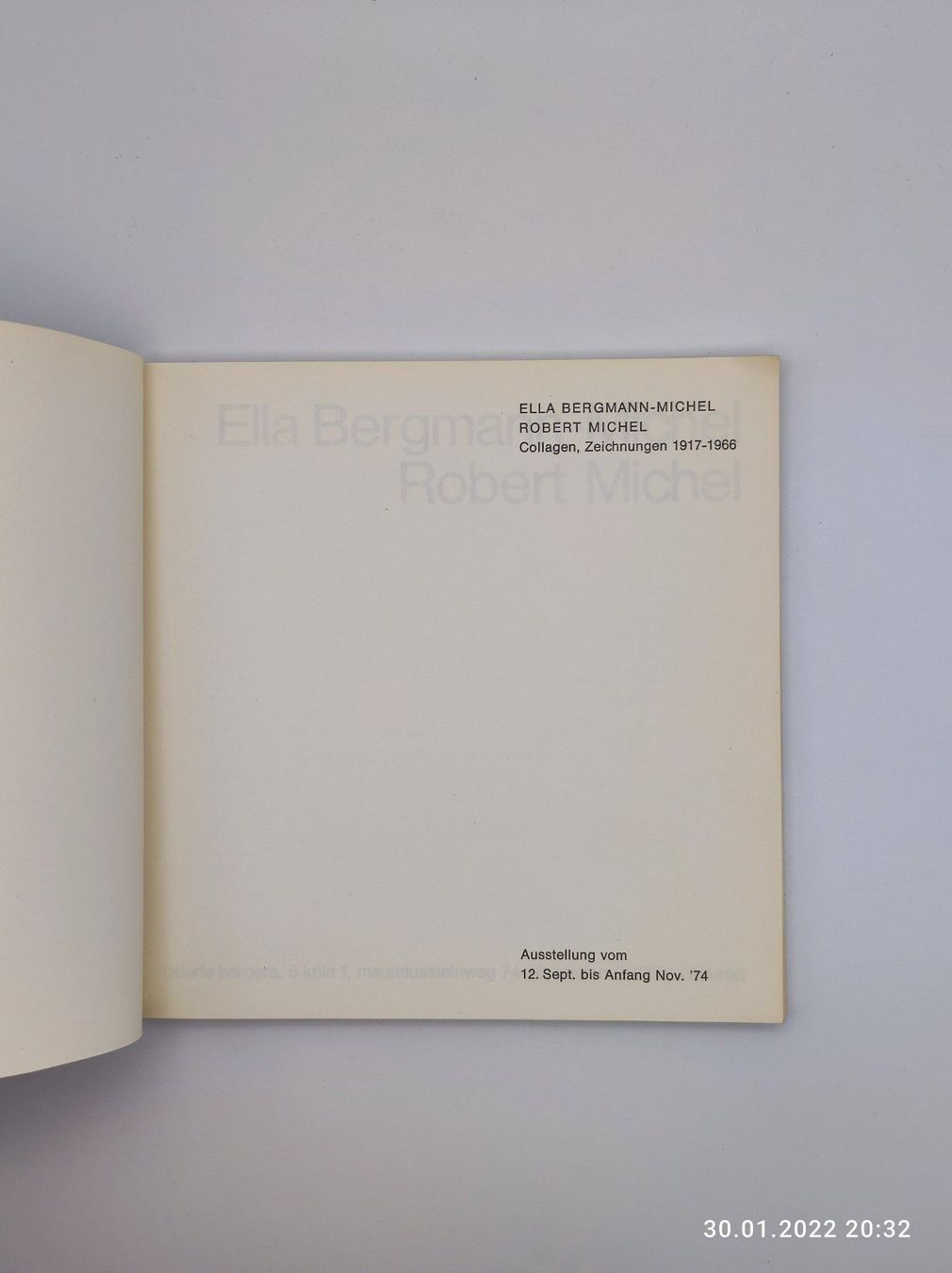 Libri: BERGMANN - WIDMUNG – Usato da Goldach venduto da Gaip 6