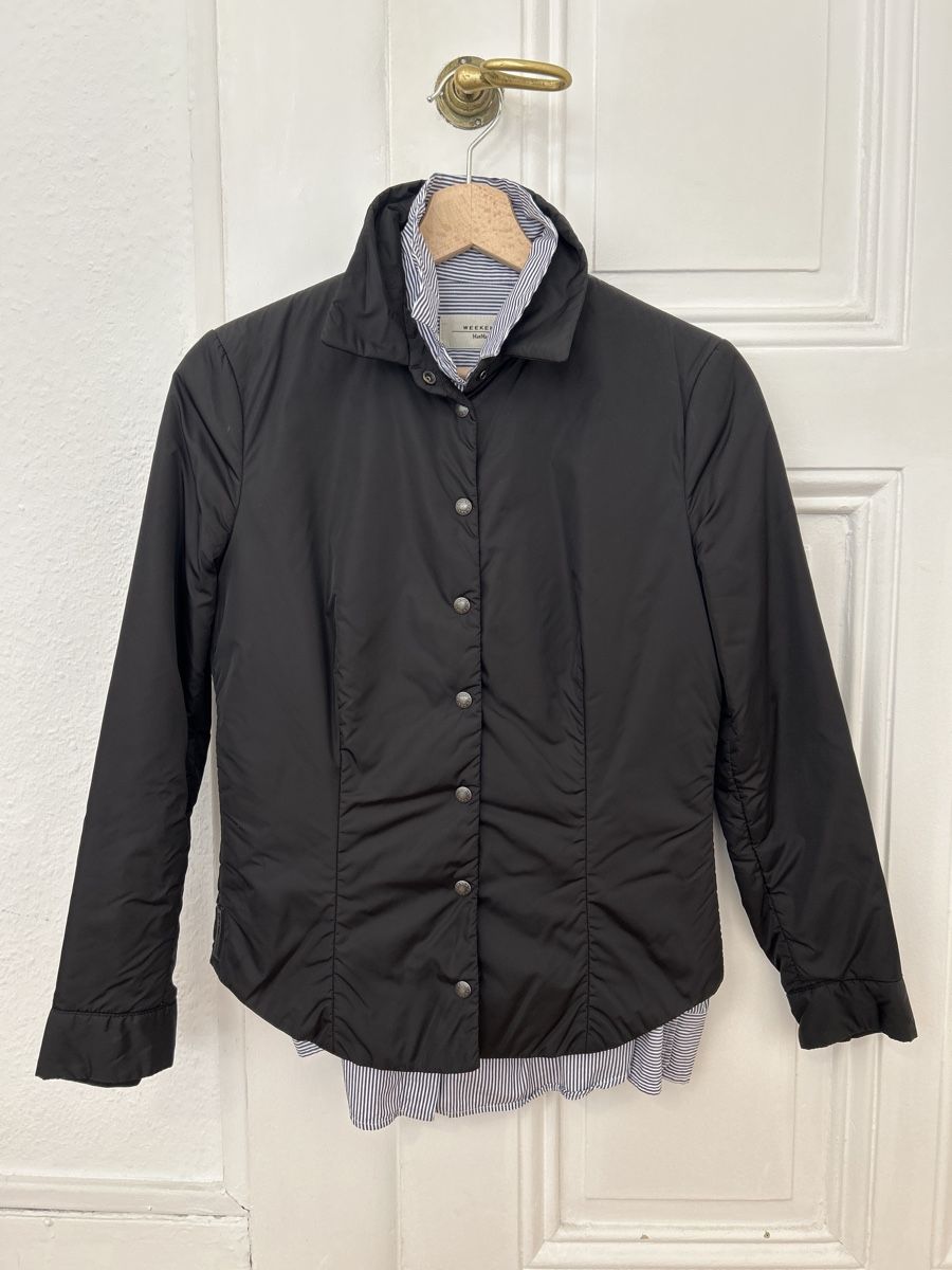 Prada Jacken: Prada Black Nylon Women's Jacket Size 38 – Neu (gemäss Beschreibung) aus Genève von TreasureChest