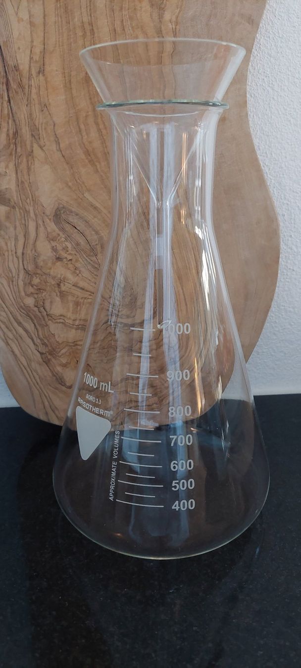Gläser: Erlenmeyerkolben 1000ml inklusive Trichter – Neu (gemäss Beschreibung) aus Schaffhausen von Robuco_93 4