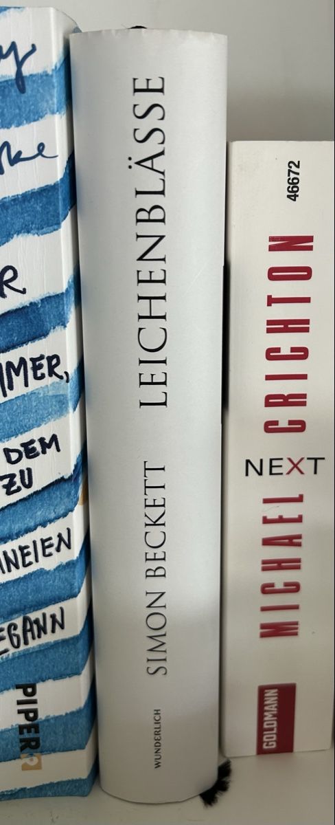 Libri: Leichenblässe von Simon Beckett – Usato da Arbon venduto da Bobbyx777 2