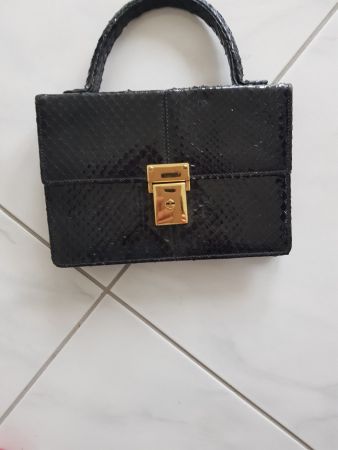 Super Schöne  echt Leder  Schlangen Tasche