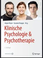 Buch Klinische Psychologie Psychotherapie 3. Auflage