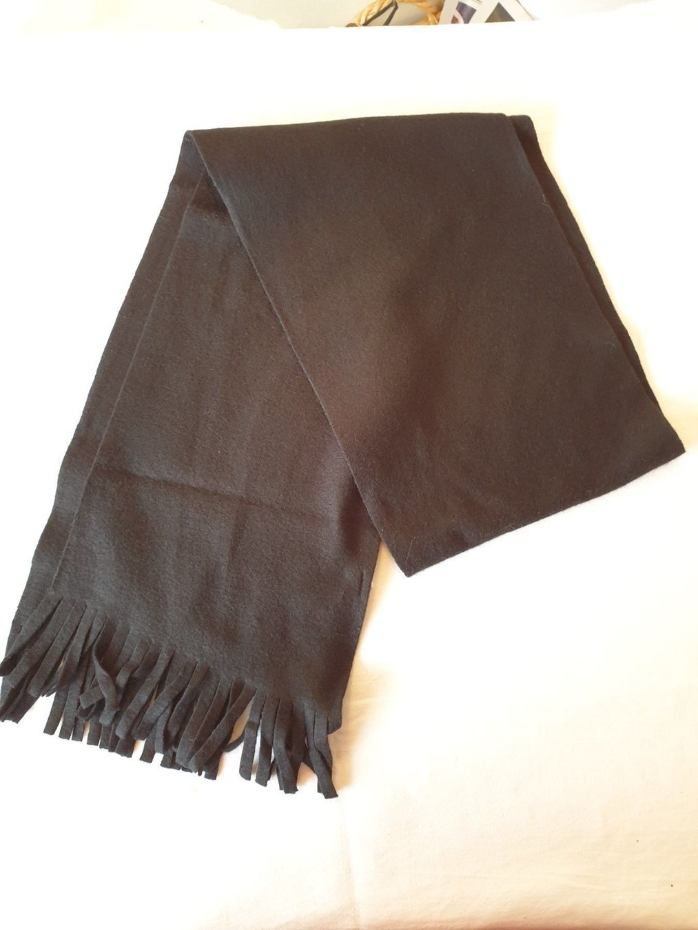 Foulards, Tücher & Schals: Schal schwarz synthetisch seidenweich – Neu (gemäss Beschreibung) aus Biel/Bienne von Bormida64