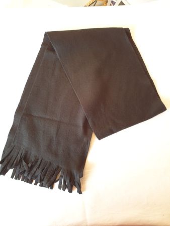 Schal schwarz synthetisch seidenweich