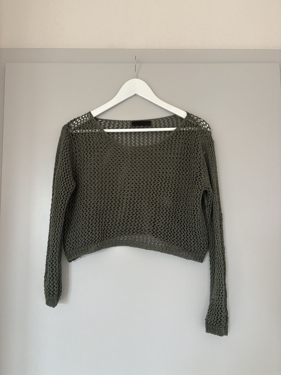 Pullover & Sweatshirts: Khaki Strickpullover von Please, Grösse S/M, Top Zustand! – Neu (gemäss Beschreibung) aus Langenthal von hih_sfd7 1